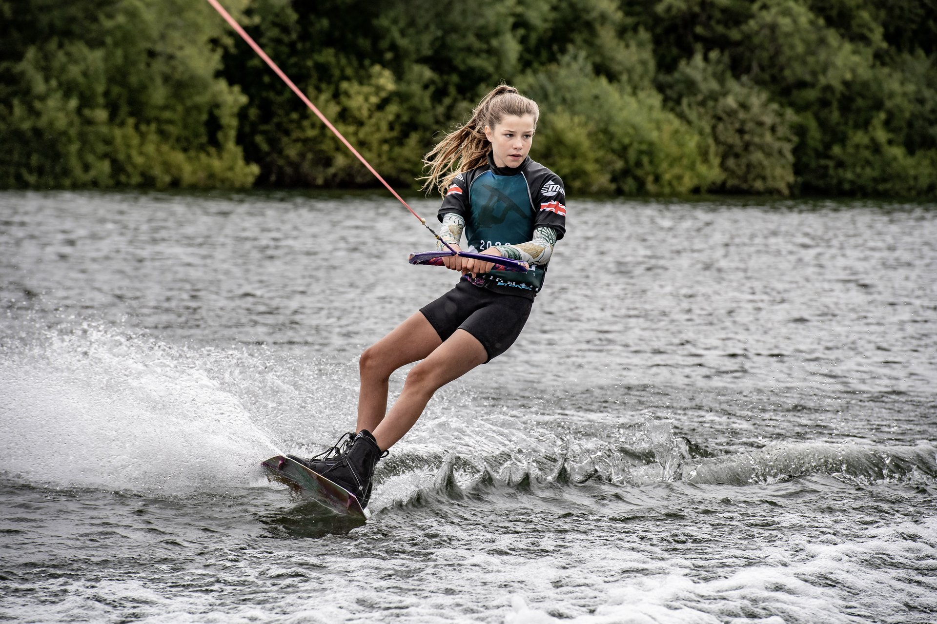 Isabelle Lloyd at the 2022 Malibu Boats UK Wakeboard And Wakesurf Nationals